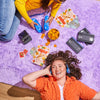 Myna Snacks Pizza Crackers being enjoyed by 2 girls