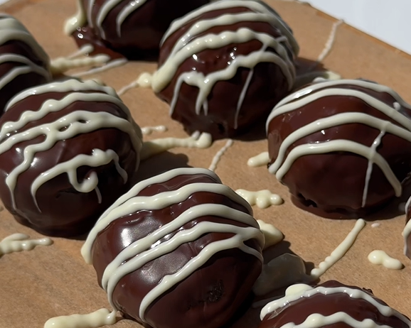 Midnight Mini Cookie Truffles