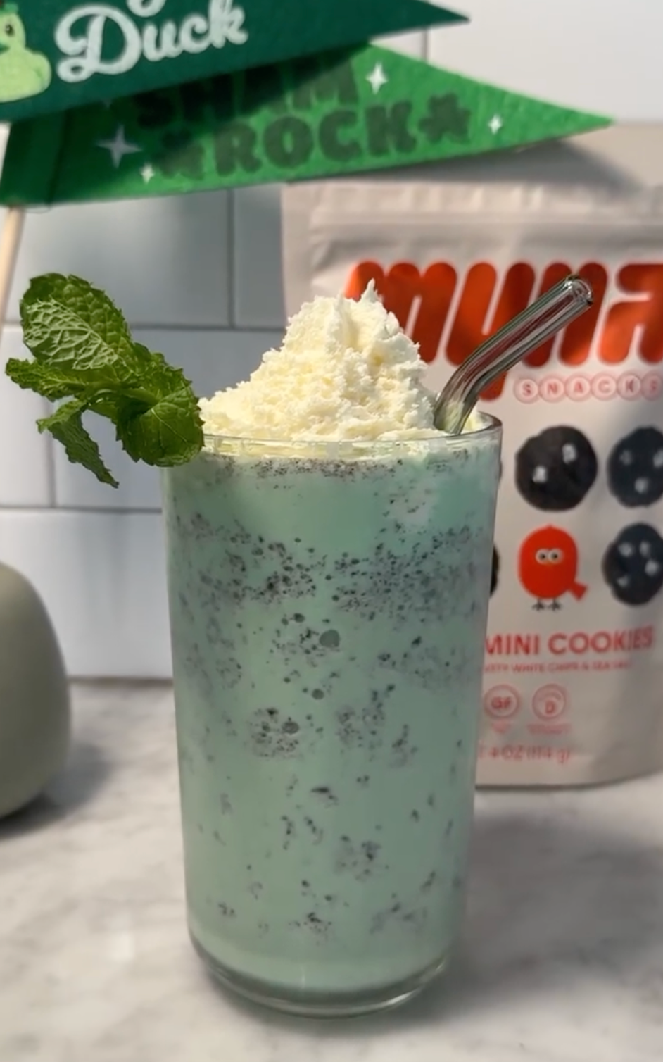 Shamrock Cookie Milkshake