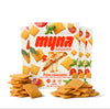 Myna Snacks Pizza Crackers - 4 Pack available on mynasnacks.com and Amazon.com